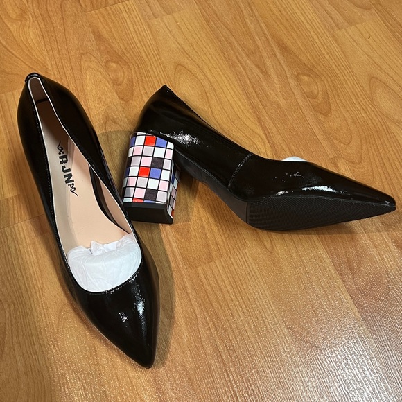 NWOT SHEIN Colourful Blocked Heel Pump (US 7) - Picture 11 of 13